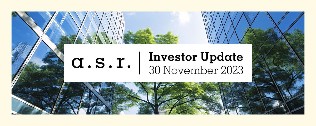 Investor update a.s.r. 30 November 2023