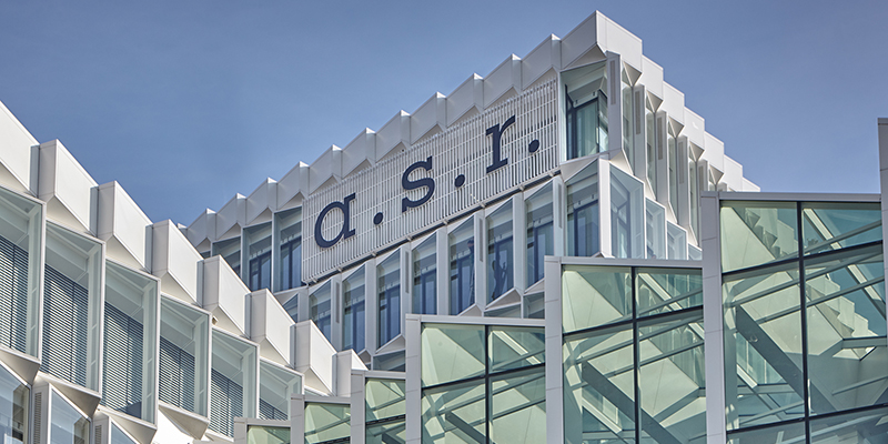 a.s.r. gebouw - logo op gebouw